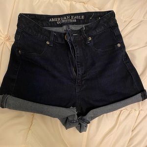 American Eagle High Rise Jean shorts